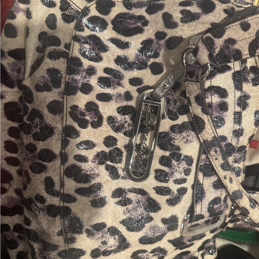 Brandy Melville Leopard Print Shoulder Bag